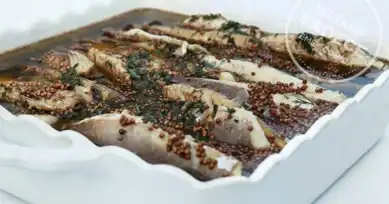 Balsamik Soslu Kişnişli Uskumru Marinade
