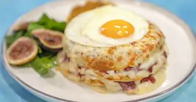 Bazlama ile Farklı Bir Croque Madame Deneyimi