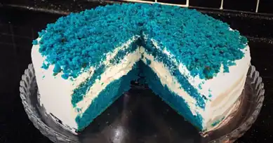 Nefis Blue Velvet Kek Tarifi