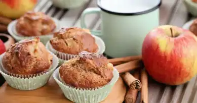 Nefis Elmalı Tahinli Muffin Tarifi