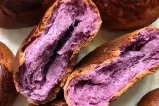 Nefis Ev Yapımı Mor Renkli Poğaça Tarifi