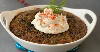Fırında Otlu Pırasa Mücveri Tarifi