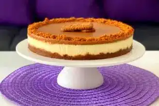 Nefis Karamelize Bisküvili Cheesecake Tarifi