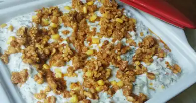 Nefis Kavrulmuş Cevizli Buğday Salatası Tarifi