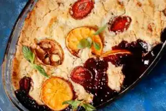 Nefis Kırmızı Meyveli Crumble Tarifi