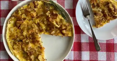 Baharatlı Patatesli Omlet Tarifi