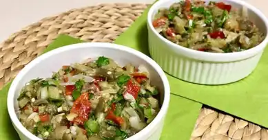Lezzetli Patlıcan Salatası Tarifi