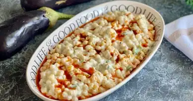 Lezzetli Patlıcanlı Makarna Salatası Tarifi