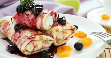 Nefis Peynirli Tatlı Krep Tarifi