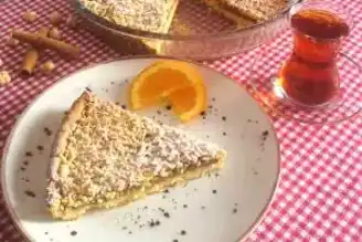 Portakal Aromalı Nefis Elmalı Turta Tarifi