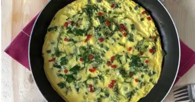 Nefis Pırasalı Omlet Tarifi