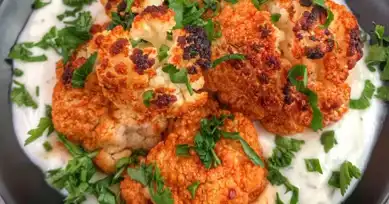 Acılı Barbekü Soslu Fırın Karnabahar Tarifi