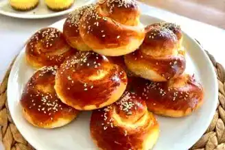 Nefis Tatlı Gül Poğaça Tarifi