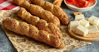 Ev Yapımı Lezzetli Çubuk Simit Tarifi