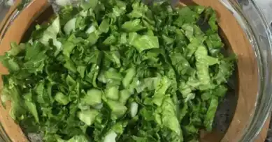Yazın En Lezzetli Yeşil Salatası Tarifi