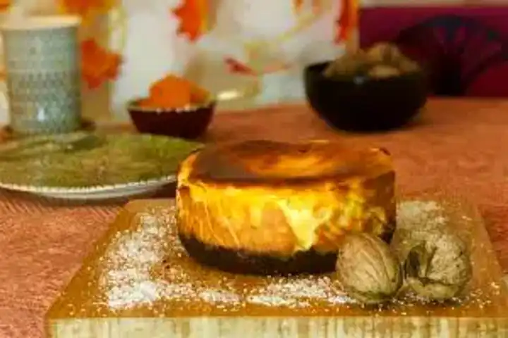 Nefis Bal Kabaklı Yanık Cheesecake Tarifi