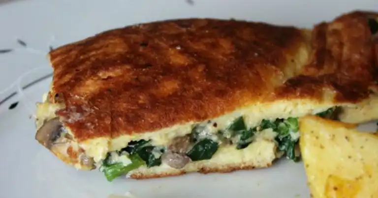 Mısır Unlu İspanaklı & Mantarlı Omlet Tarifi
