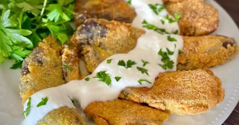 Çıtır Mısır Unlu Patlıcan Kızartması Tarifi
