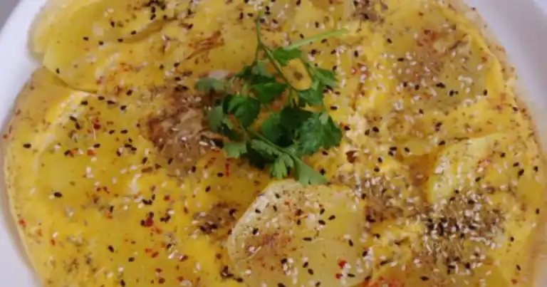Nefis Susamlı Patatesli Omlet Tarifi