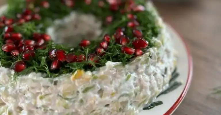 Tavuklu Çelenk Salata Tarifi