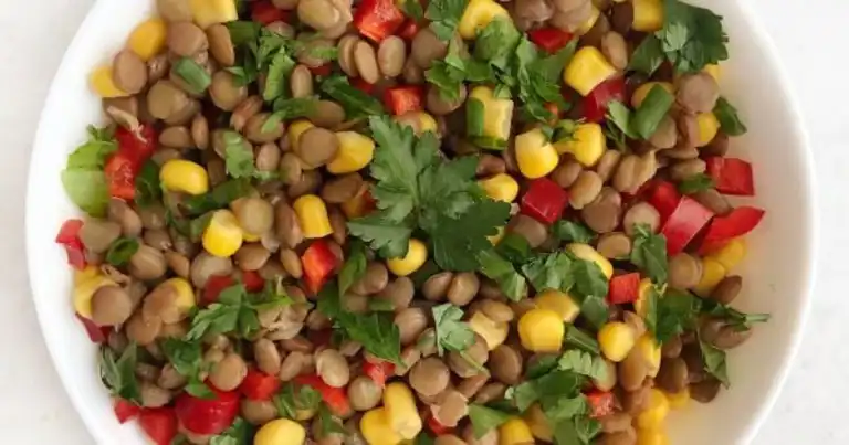 Protein Deposu: Lezzetli Yeşil Mercimek Salatası Tarifi