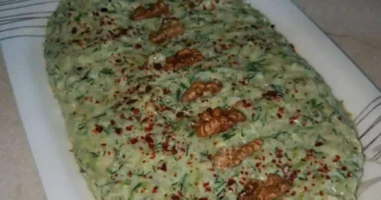 Nefis Yoğurtlu Kabak Mezesi Tarifi